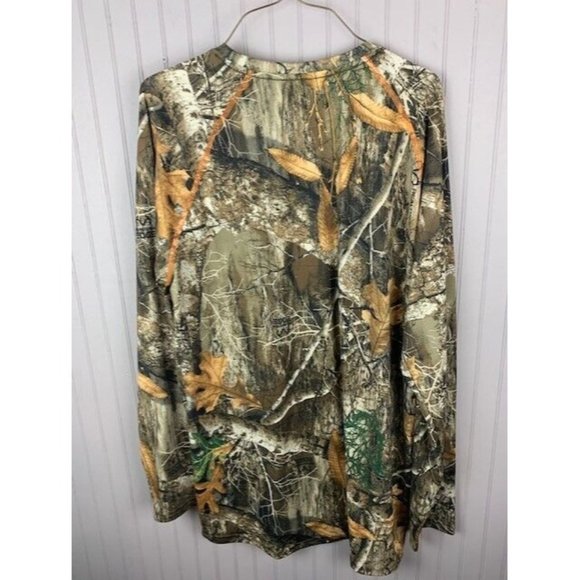 Realtree Size L Mens Long Sleeve Tee Shirt Camouflage - Picture 3 of 3
